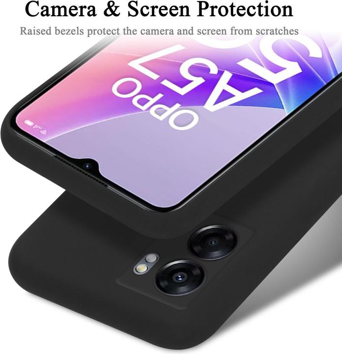 Immagine prodotto Cadorabo Custodia in silicone liquido TPU per Oppo A57 5G / A77 5G / Realme V23 (Realme V23 5G, Oppo A77 5G, Oppo A57 5G)