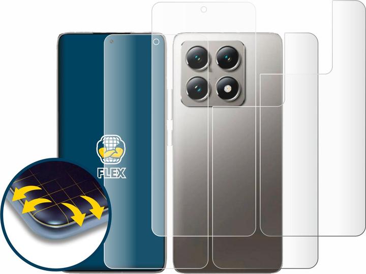 Immagine prodotto BROTECT Pellicola protettiva a schermo intero Pellicola protettiva per lo schermo Trasparente (2 Pezzo/i, Xiaomi 14T)
