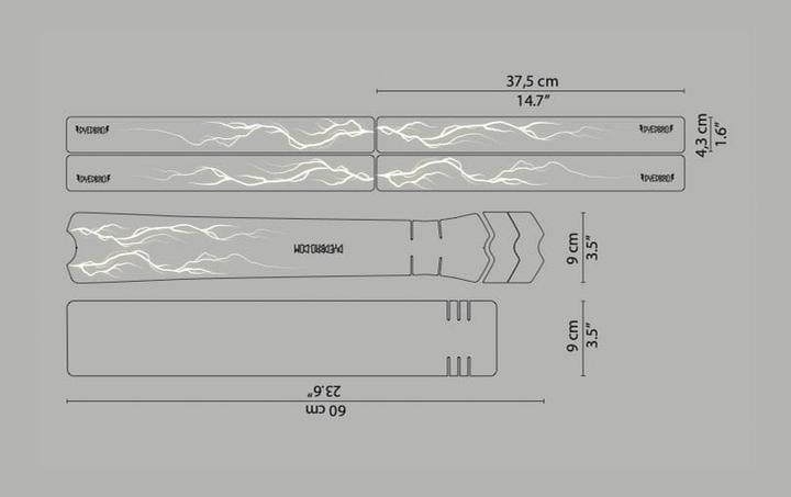 Image du produit Dyedbro Kit de protection du cadre - Lightning - Yellow Matte
