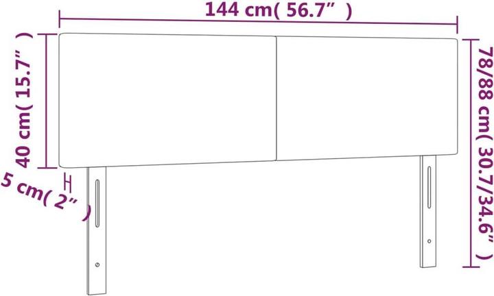 Immagine prodotto VidaXL Templeton (144 x 5 x 88 cm)