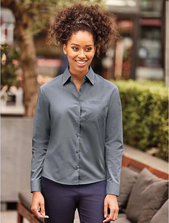 Actual product image Russell Collection long sleeve blouse (XL)