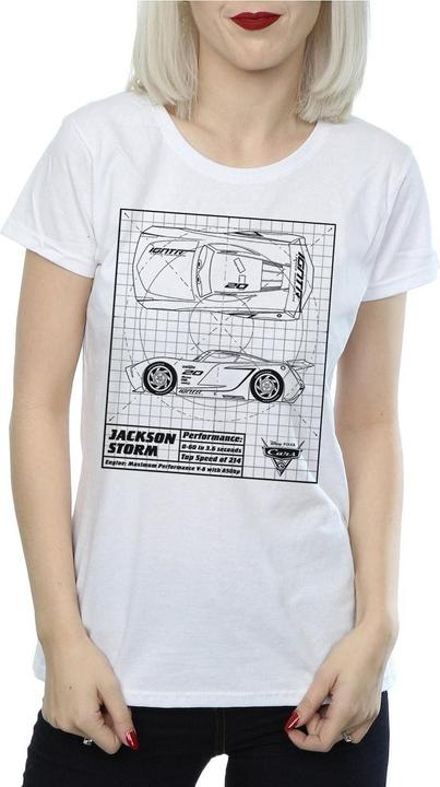 Produktbild Disney Cars Jackson Storm Blueprint TShirt (L)