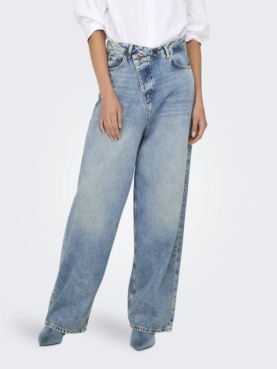 Produktbild Only Weiter Beinschnitt Mittlere Taille Jeans Weit geschnitten jeans (W30/L32)