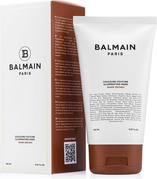 Produktbild Balmain Hair - Couleurs Couture Illuminating Mask - Warm Brown - 150 ml (150 ml)