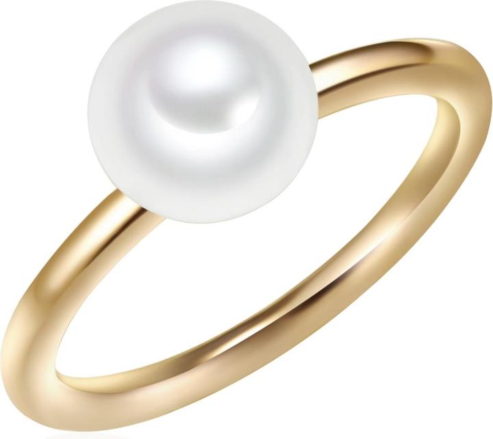 Produktbild Valero Pearls Damen Sterling Silber Süsswasser-Zuchtperle gelbgold - 11346 (60, 925 Silber)