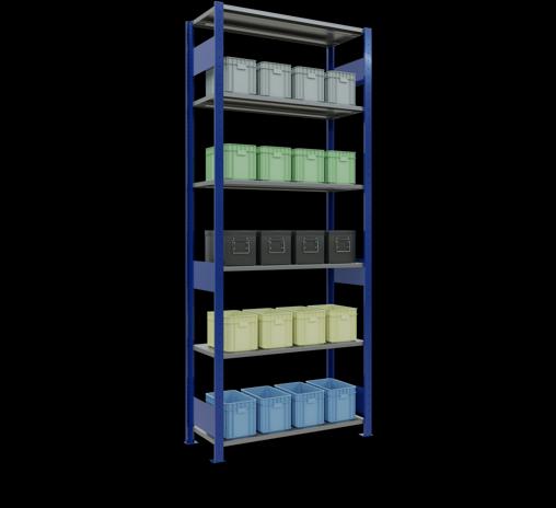 Image du produit Schulte Lagertechnik Système d'emboîtement pour rayonnage de base MULTIplus85 avec traverse de longueur