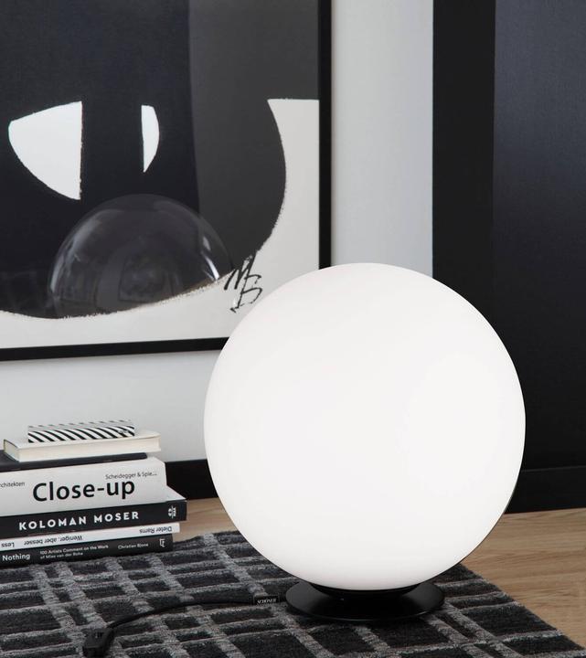 Immagine prodotto Schöner Wohnen Lampada da tavolo Palais E27 in vetro nero 30cm