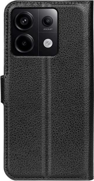 Actual product image MU Classic Litchi Leather Bookcover Series (Xiaomi Redmi Note 13 Pro 5G)