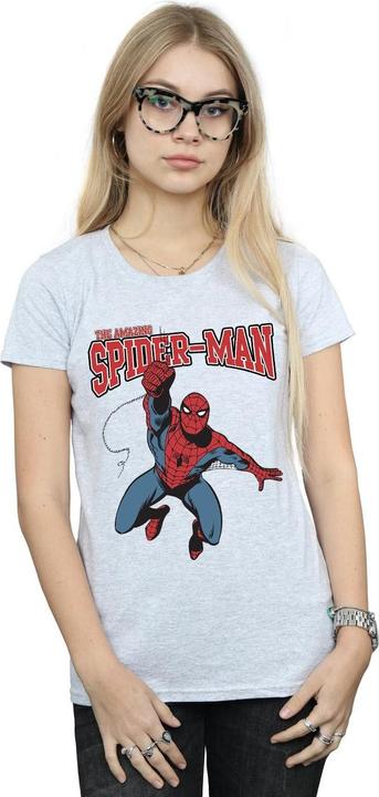 Actual product image Spiderman Womens/Ladies Leap T-Shirt (XL)
