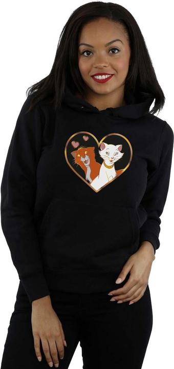 Immagine prodotto Disney The Aristocats Heart Felpa con Cappuccio Donna (M)