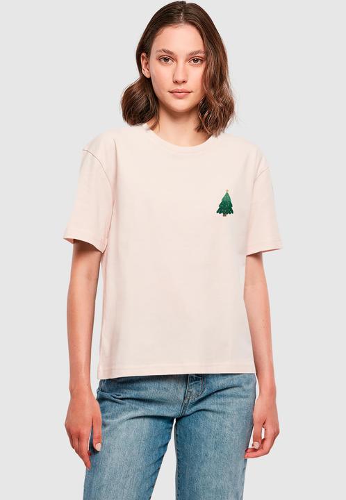 Actual product image Merchcode Ladies Christmas Holly Jolly Mood Tee - 182345 (XL)