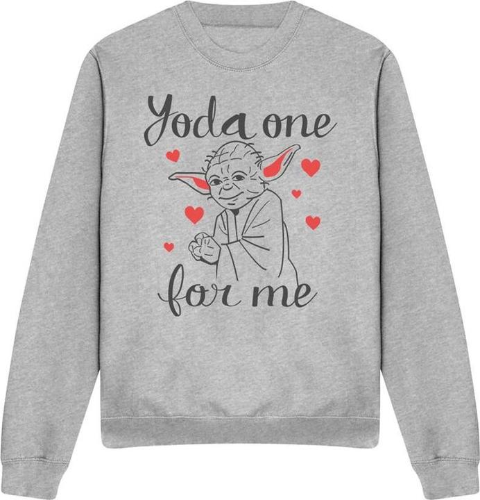 Produktbild Star Wars Yoda One For Me Sweatshirt Valentinstag (S)
