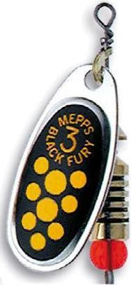 Image du produit Mepps Fureur noire, barbelé (0.20 cm)