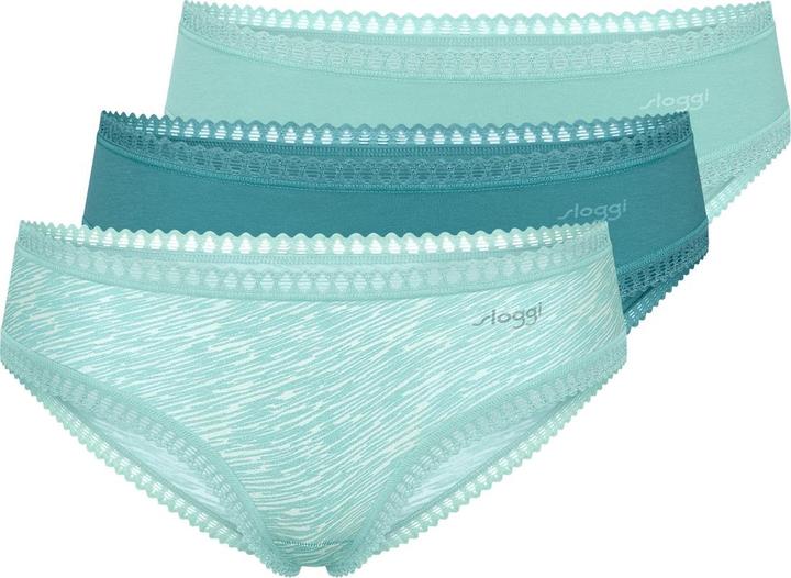 Produktbild Sloggi Slip GO CRUSH Damen-Hipster 3er Pack (L, 3er Pack)