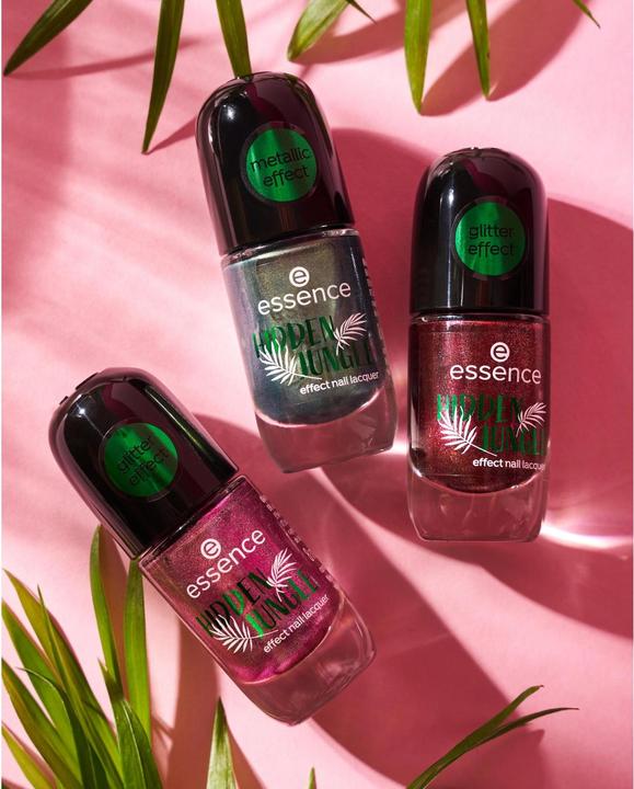 Produktbild essence HIDDEN JUNGLE effect nail lacquer (01 Secret Gem, Gel-Effekt Nagellack)