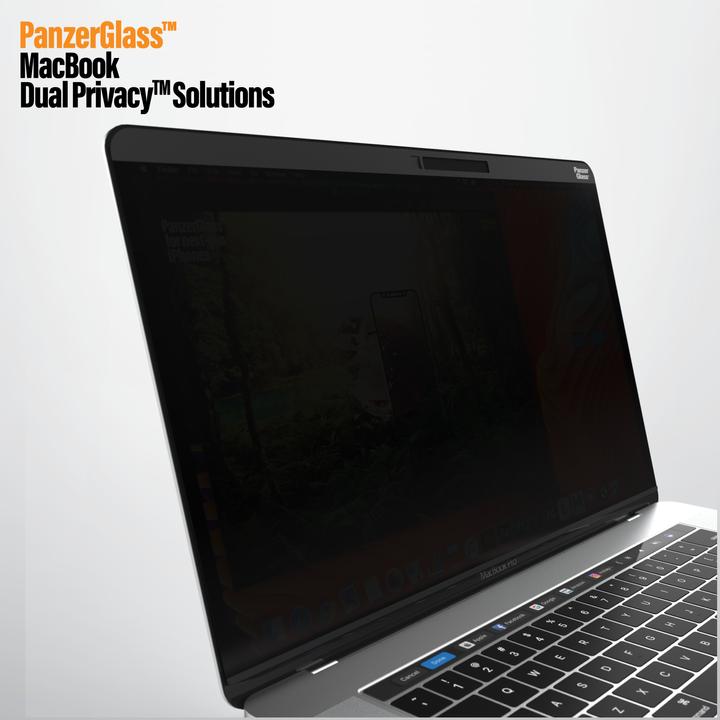 Produktbild PanzerGlass MacBook Pro Displayschutz + DualPrivacy magnetisch (15.40", 16 : 10)
