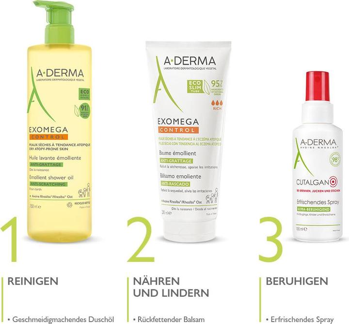 Produktbild A-Derma EXOMEGA CONTROL Balsam Bals (Körpermilch, 200 ml)