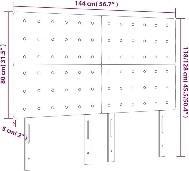 Immagine prodotto VidaXL Kalli (144 x 5 x 128 cm)