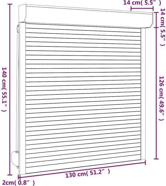 Produktbild VidaXL Helin (130 x 140 cm)