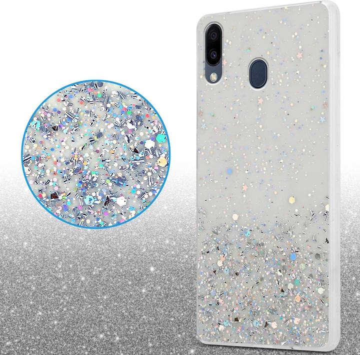 Produktbild Cadorabo TPU Hülle mit Glitzer für Samsung Galaxy M20 (Samsung Galaxy M20)