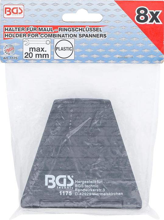 Actual product image BGS Holder for Combination/Ring Spanners 8 trays (20 mm)