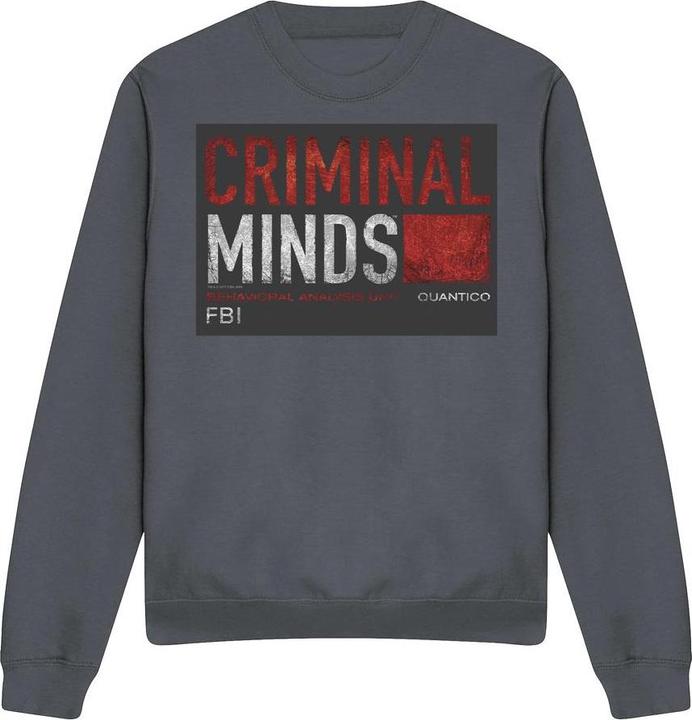 Actual product image Criminal Minds Unisex Adult Title Card Sweatshirt (XL)