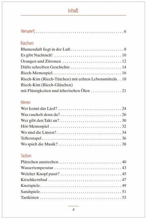 Immagine prodotto Wahrnehmungsspiele für alle Sinne (Tedesco, Natali Mallek, Annika Schneider, 2019)