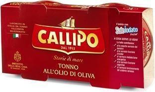 Callipo Tonno Olio Oliva lattina cluster 2x160g (320 g)