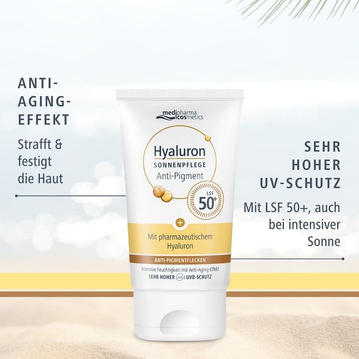 Actual product image Dr. Theiss Hyaluron Sunp. Face Anti-Pig.&Anti-Age SPF50, 50 ml CRE (Sun cream face, SPF 50+, 50 ml)