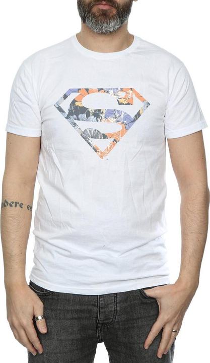 Produktbild Superman Floral Logo 2 TShirt (XXL)