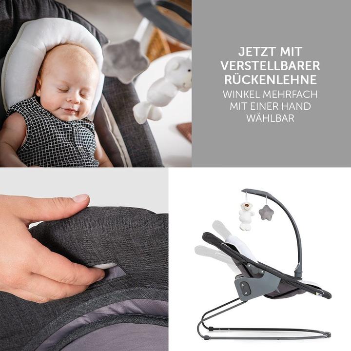 Produktbild Hauck Hochstühle Alpha Plus Grau Newborn Set Deluxe - 4-tlg. Hochstuhl (Hochstuhl)