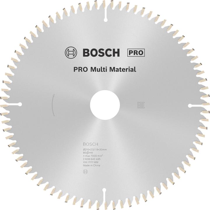 Productafbeelding Bosch Professional Zubehör Cirkelzaagblad Multi Materiaal