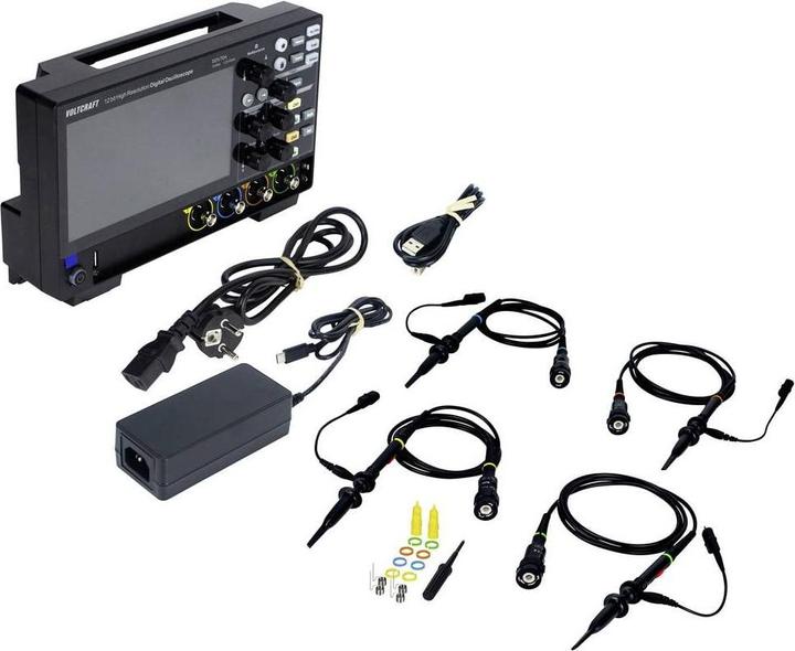 Produktbild Voltcraft DOV704 Digital-Oszilloskop 70 MHz 4-Kanal 1.25 GSa/s 50 Mpts 12 Bit D (CAT II)