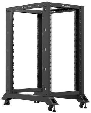 Produktbild Lanberg Open rack 22U black (22 HE, 19 Zoll Rack)