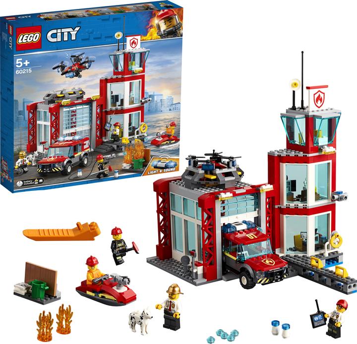 Produktbild LEGO Feuerwehr Station (60215, LEGO City)