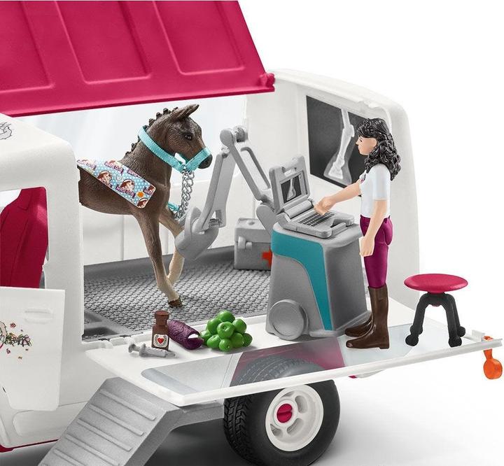 Actual product image Schleich Mobile veterinarian with Hanoverian foal