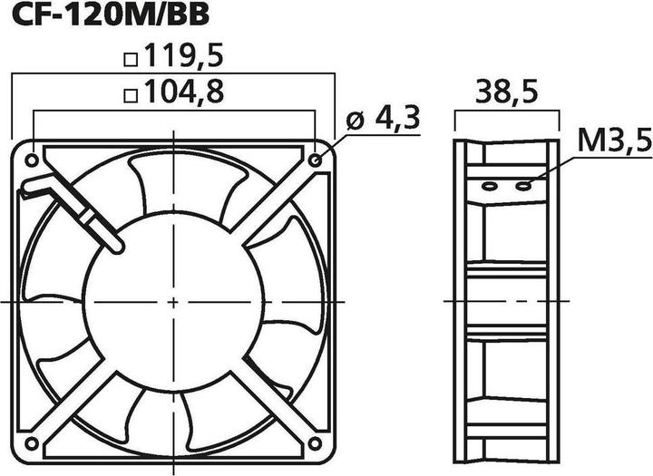 Immagine prodotto Org.makers Ventilatore assiale