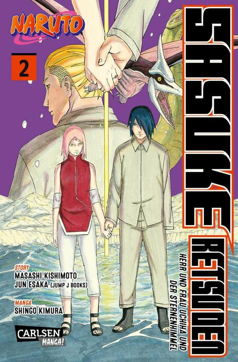 Actual product image Naruto - Sasuke Retsuden: Herr und Frau Uchiha und der Sternenhimmel (Manga) 2 (German, Masashi Kishimoto, Jun Esaka, 2024)