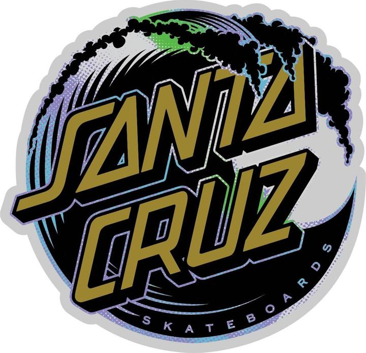 Image du produit Santa Cruz Holo Wave Dot Sticker 3.5"