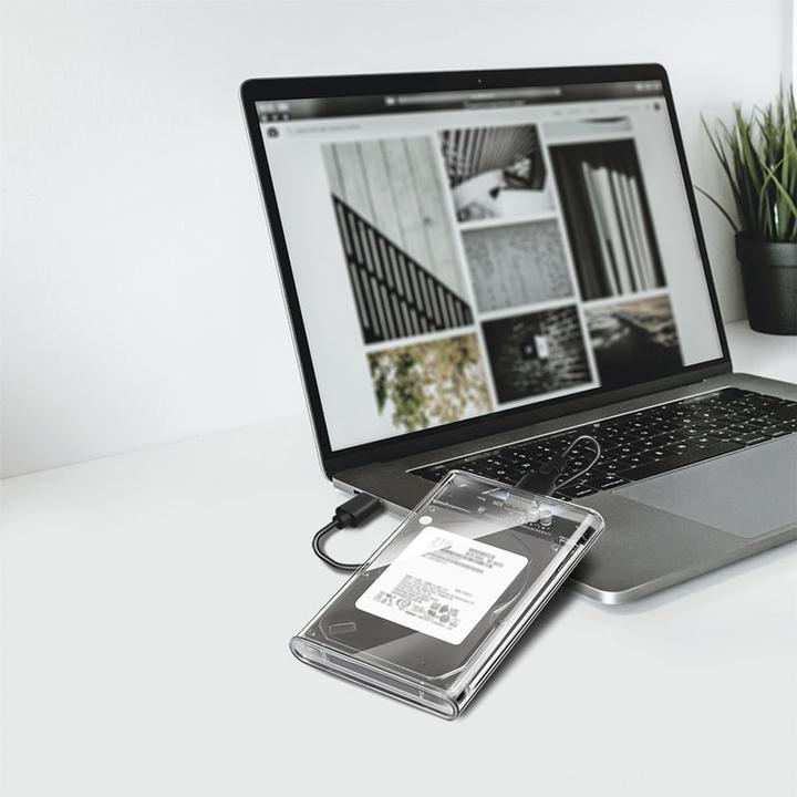 Actual product image LogiLink Hard disk enclosure 2.5", HDD/SSD, USB 3.0, tool-free (2.5")