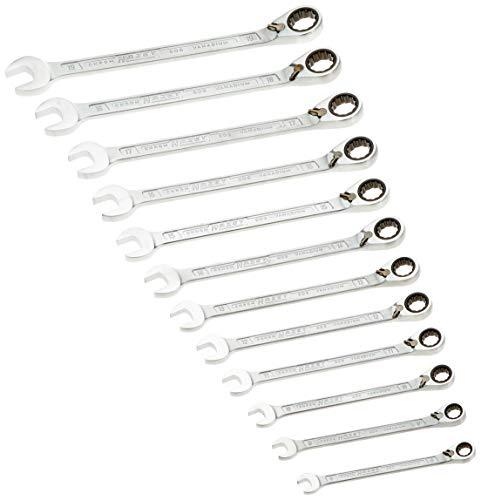 Image du produit HAZET Jeu de clés mixtes à cliquet 606N/12 ∙ Profil Traction à 12 pans extérieurs ∙ 8 - 19 ∙ Nombre… (8 mm, 9 mm, 10 mm, 11 mm, 12 mm, 13 mm, 14 mm, 15 mm, 16 mm, 17 mm, 18 mm, 19 mm)