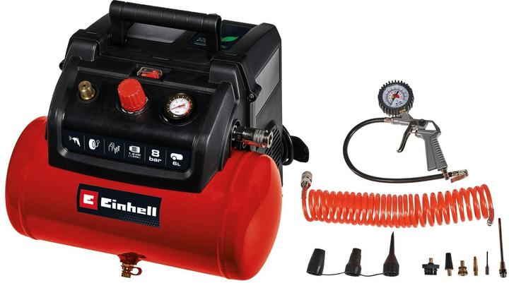 Image du produit Einhell TC-AC 190/6/8 OF Set (8 bar, 6 l)