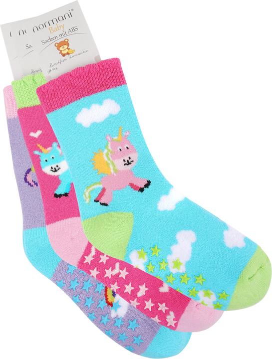 Produktbild Normani 3 Paar Kindersocken mit ABS-Druck (3er Pack, 110/116)