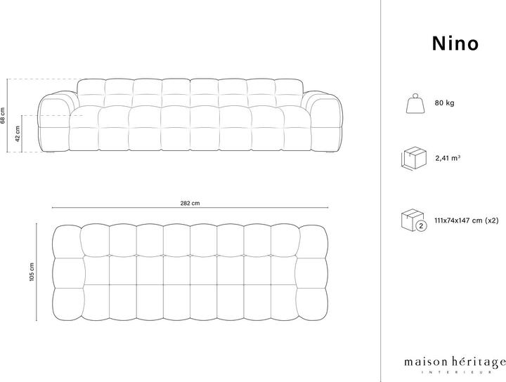 Produktbild Maison Heritage Nino (4-Sitzer, 2-Sitzer, 3-Sitzer)