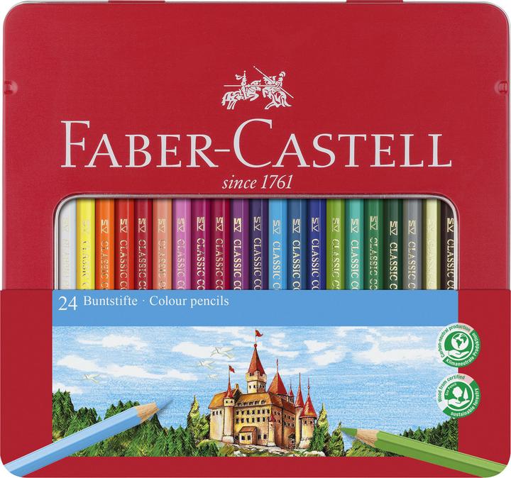 Actual product image Faber-Castell Colour pencils Classic Colour (Multicoloured, 24 x)