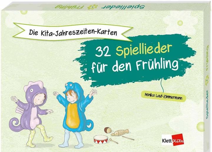 Actual product image Die Kita-Jahreszeiten-Karten: 32 Spiellieder für den Frühling (German, Monika Laut-Zimmermann, 2024)