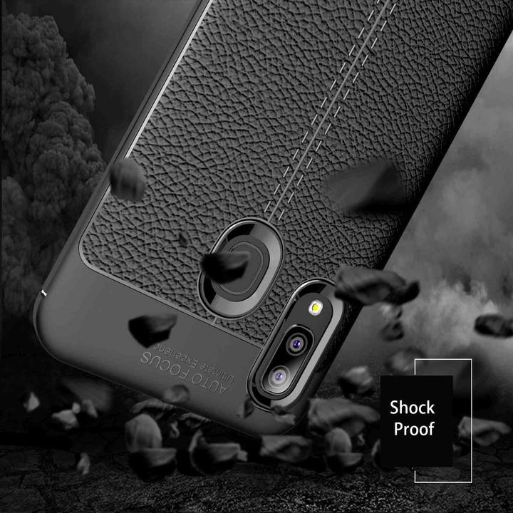 Produktbild Cadorabo TPU Cover Kunstleder Struktur (Samsung Galaxy A20e, Samsung Galaxy A10e)