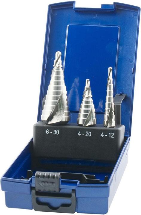 Image du produit Eventus Jeu de forets étagés HSS 3 pièces 4 (30 mm)