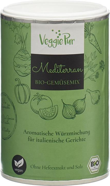 Produktbild Veggiepur Bio Gemüse-Kräuter-Mix Mediterran (169 g)