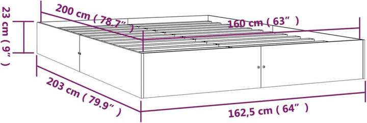 Image du produit VidaXL Kelvin (160 x 200 cm)